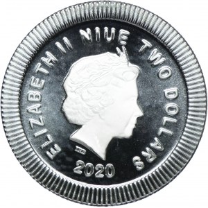 Niue, 2 dolary 2020 Sowa