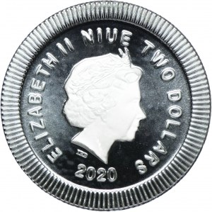 Niue, $2 2020 Owl