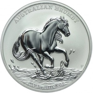 Australia, 1 dolar 2020 Australijski koń Brumby