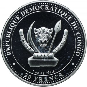 Congo, 20 francs 2020