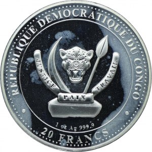 Congo, 20 francs 2021
