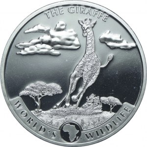Congo, 20 francs 2019 Giraffe
