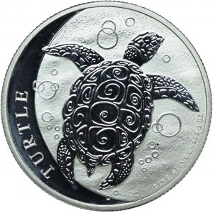 Niue, Elżbieta II, 2 dolary 2022 Żółw
