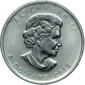 Kanada, Elżbieta II, 5 dolarów 2013