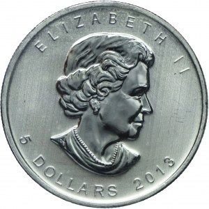 Canada, Elizabeth II, $5 2013