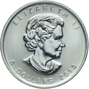 Canada, Elizabeth II, $5 2013