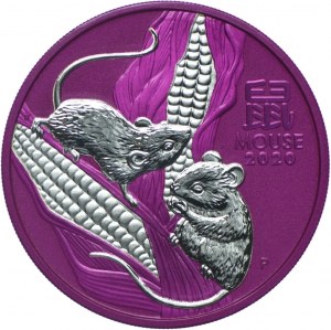 Australia, $1 2020 Year of the Mouse