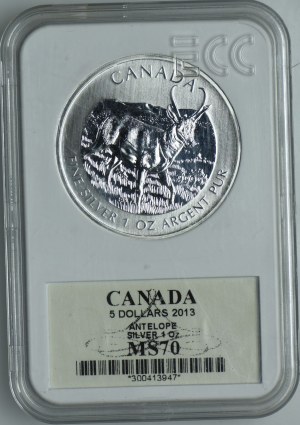 Canada, $5 2013, GCN MS70
