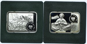 Third Republic set, 20 gold 2002, 2006 Painters (2pcs).