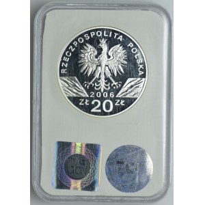 III RP, 20 złotych 2006 Świstak, GCN PR70