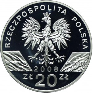 III RP, 20 złotych 2008 Sokół Wędrowny
