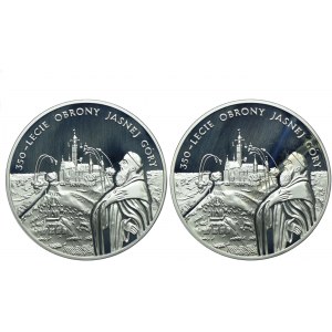 Zestaw III RP, 20 złotych 2005, Obrona Jasnej Góry (2szt.)