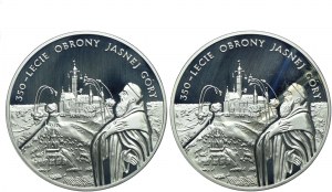 Third Republic set, 20 zloty 2005, Defense of Jasna Gora (2pcs).
