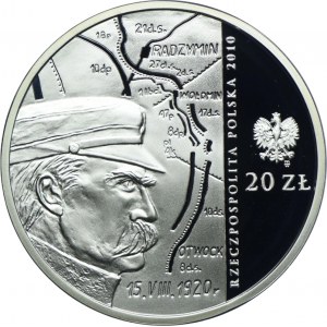 III RP, 20 złotych 2010, 90. rocznica Bitwy Warszawskiej