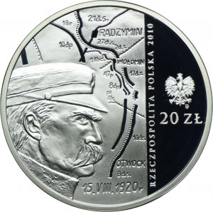 PLN 20, 2010, 90th anniversary of the Battle of Warsaw