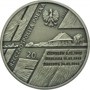 III RP, 20 złotych 2012 Polacy ratujący Żydów
