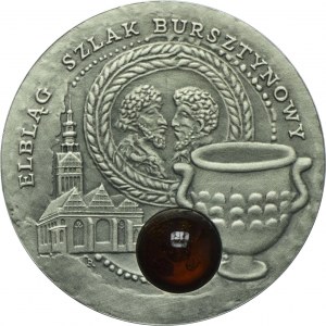 Niue, 1 dolar 2009 Szlak Bursztynowy - Elbląg