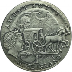 Niue, 1 dolar 2009 Szlak Bursztynowy - Elbląg