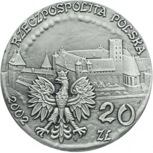III RP, 20 złotych 2002, Zamek w Malborku