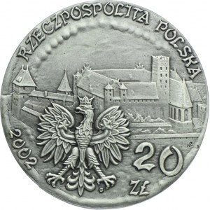 III RP, 20 złotych 2002, Zamek w Malborku