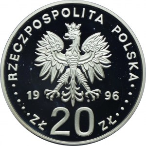 20 gold 1996, Fourth Centuries of the Capital of Warsaw