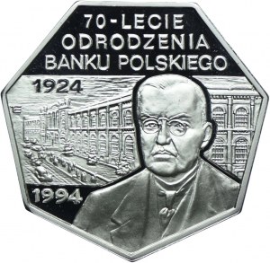 300,000 zloty 1994, 70th Anniversary of the Rebirth of the Bank of Poland