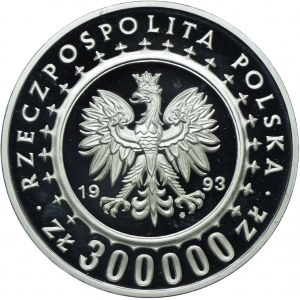 III RP, 300.000 złotych 1993 Zamek w Łańcucie