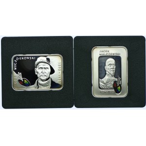 Zestaw III RP, 20 złotych 2003 Jacek Malczewski, 2007 Leon Wyczółkowski (2 szt.)