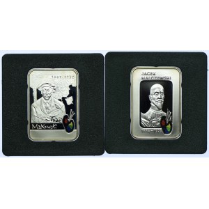 Zestaw III RP, 20 złotych 2003 Jacek Malczewski, 2005 Tadeusz Makowski (2 szt.)