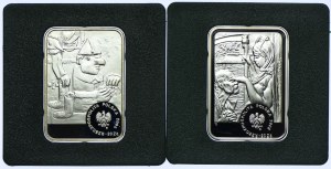 III RP set, 20 zloty 2003 Jacek Malczewski, 2005 Tadeusz Makowski (2 pieces).