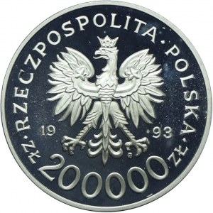 200,000 zl 1993, 750th anniversary of the granting of city rights to Szczecin