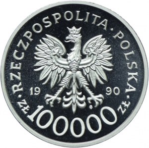 100,000 PLN 1990, Solidarity GRUBA