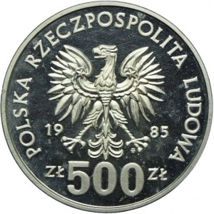 500 PLN 1985, 40 years UN