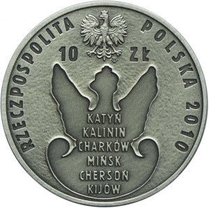 PLN 10, 2010, 70th Anniversary of the Katyn Massacre