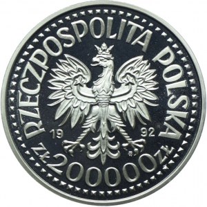 200,000 zl 1992, Wladyslaw III Varnañczyk, bust