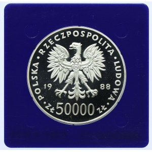 50.000 złotych 1988 Józef Piłsudski