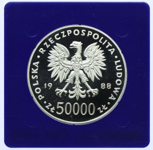50,000 zl 1988, 70th Anniversary of Independence Restoration