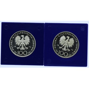 Zestaw PRL, 100 złotych 1976 Tadeusz Kościuszko (2szt.)