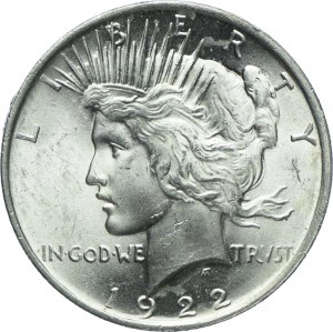 USA, $1 1922, Philadelphia - Peace