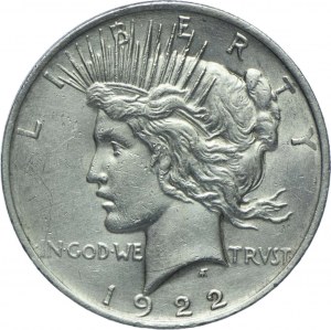 USA, 1 dollar 1922 Philadelphia - Peace