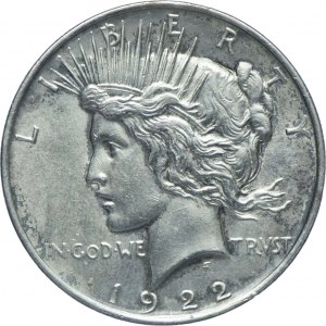 USA, $1 1922, Philadelphia - Peace