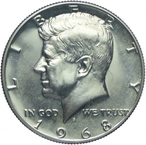 USA, 1/2 dollar 1968 S/San Francisco