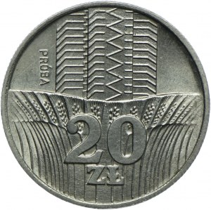 20 zloty 1973 Warsaw, Skyscraper and Spikes - SAMPLE