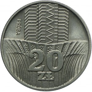 20 złotych 1973 Wieżowiec i Kłosy, PRÓBA