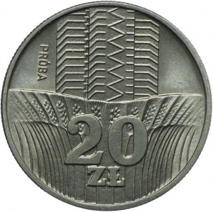 20 zloty 1973, Warsaw, Skyscraper and Spikes - SAMPLE