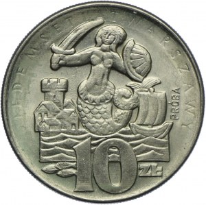 10 gold 1965, Seven hundred years of Warsaw, SAMPLE