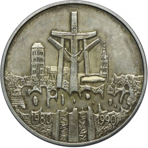 III RP, 100.000 złotych 1990, Solidarność, TYP A
