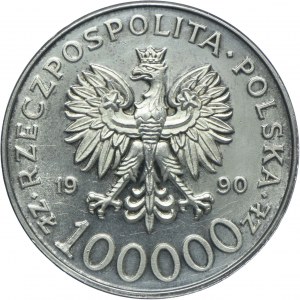 100,000 PLN 1990, Solidarity, TYPE A