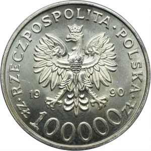 100.000 złotych 1990, Solidarność , TYP A