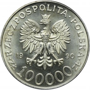 100.000 złotych 1990, Solidarność, TYP A